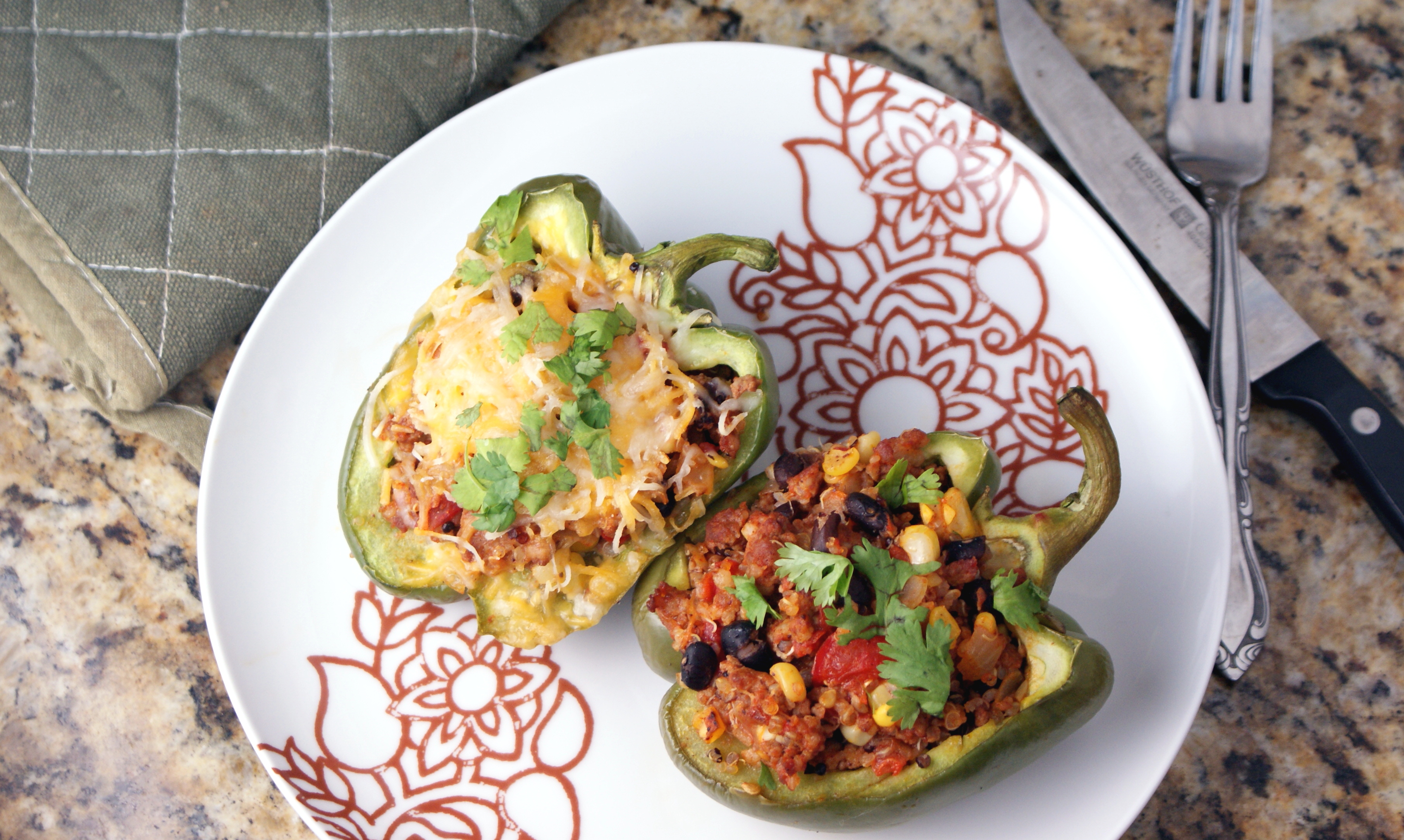 Chorizo Stuffed Peppers